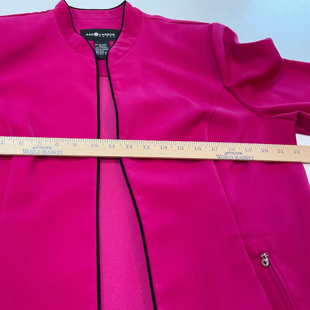 Sag Harbor women’s hot pink size 18 jacket